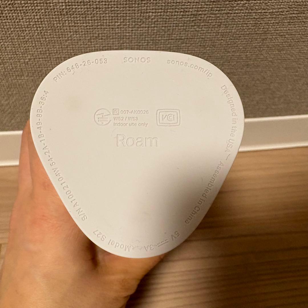 SONOS Roam1ワイヤレススピーカー+ワイヤレスチャージャー