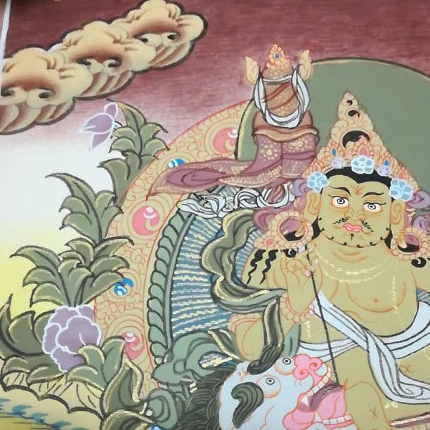 チベット密教 ジャンバラ タンカ仏画