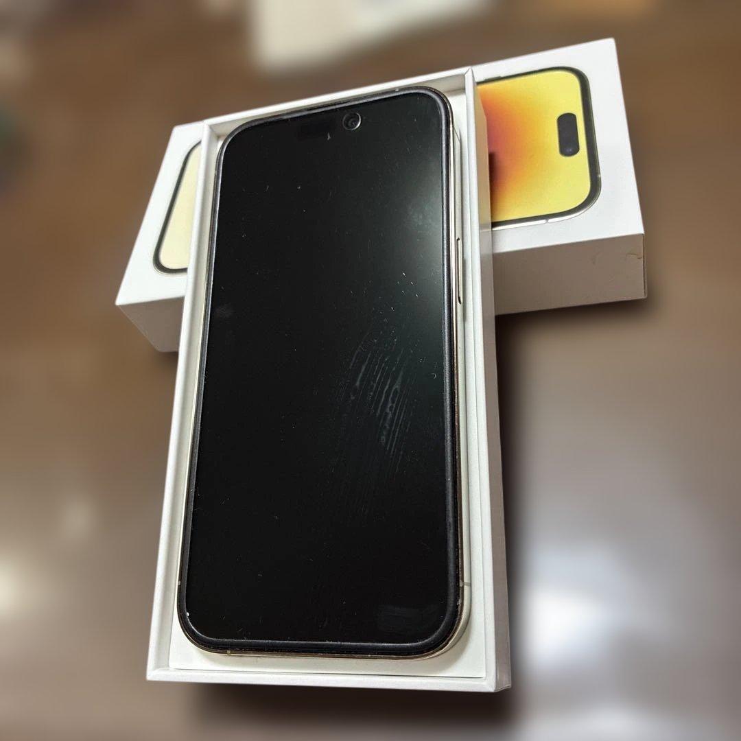 Apple iPhone 14 Pro 256G ゴールド 本体