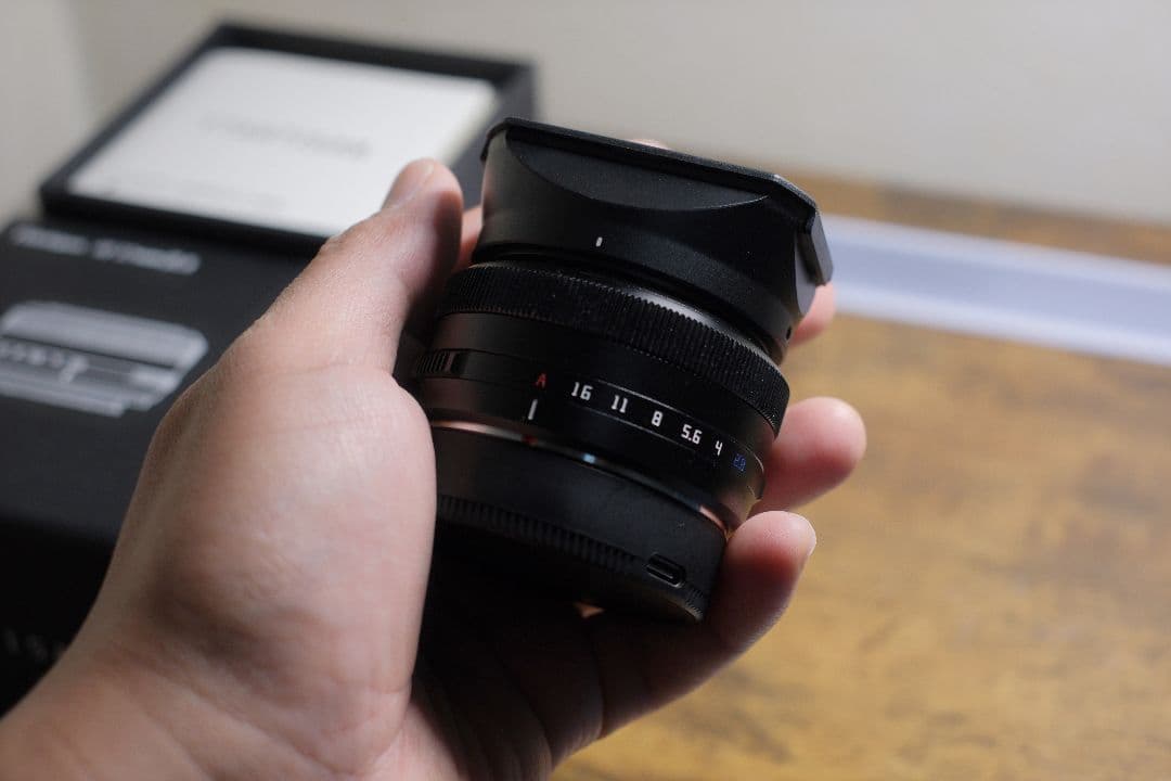 TTArtisan 27mm f/2.8 レンズ +レンズフード　フジXマウント