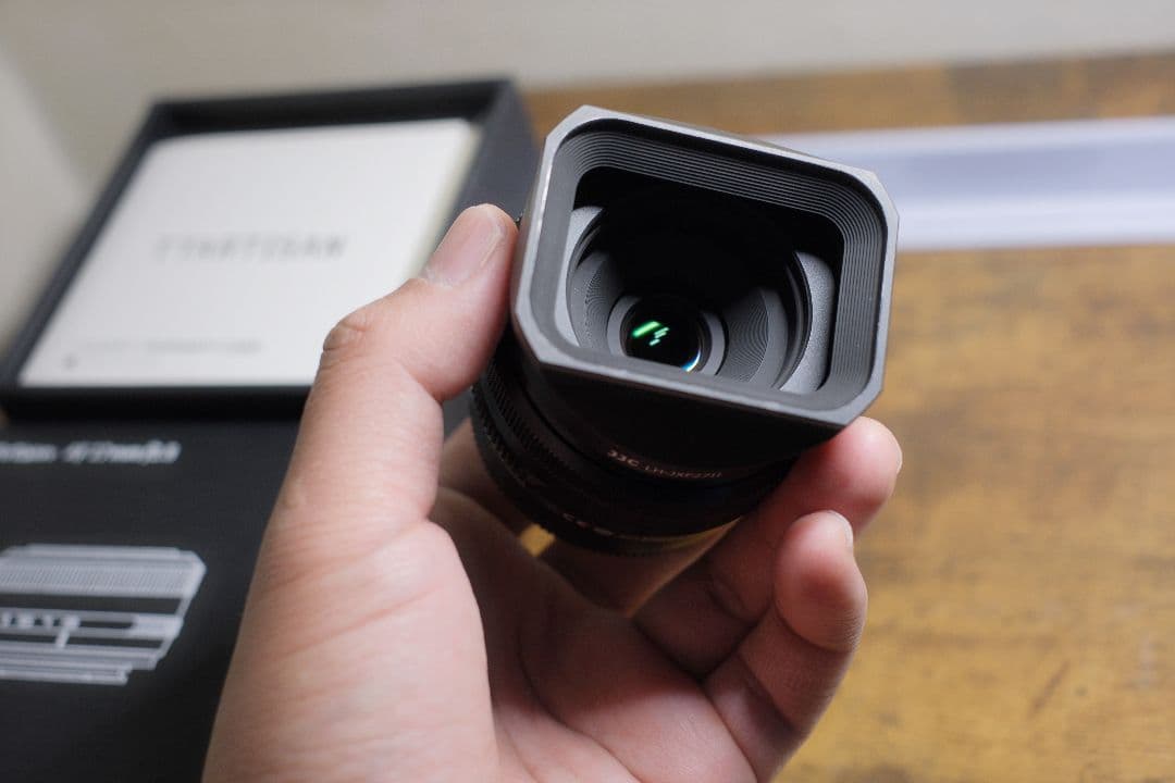 TTArtisan 27mm f/2.8 レンズ +レンズフード　フジXマウント