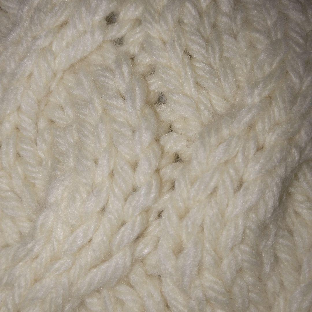 minne　Ito-Knitting　ニットクラッチバッグ　新品　オフホワイト