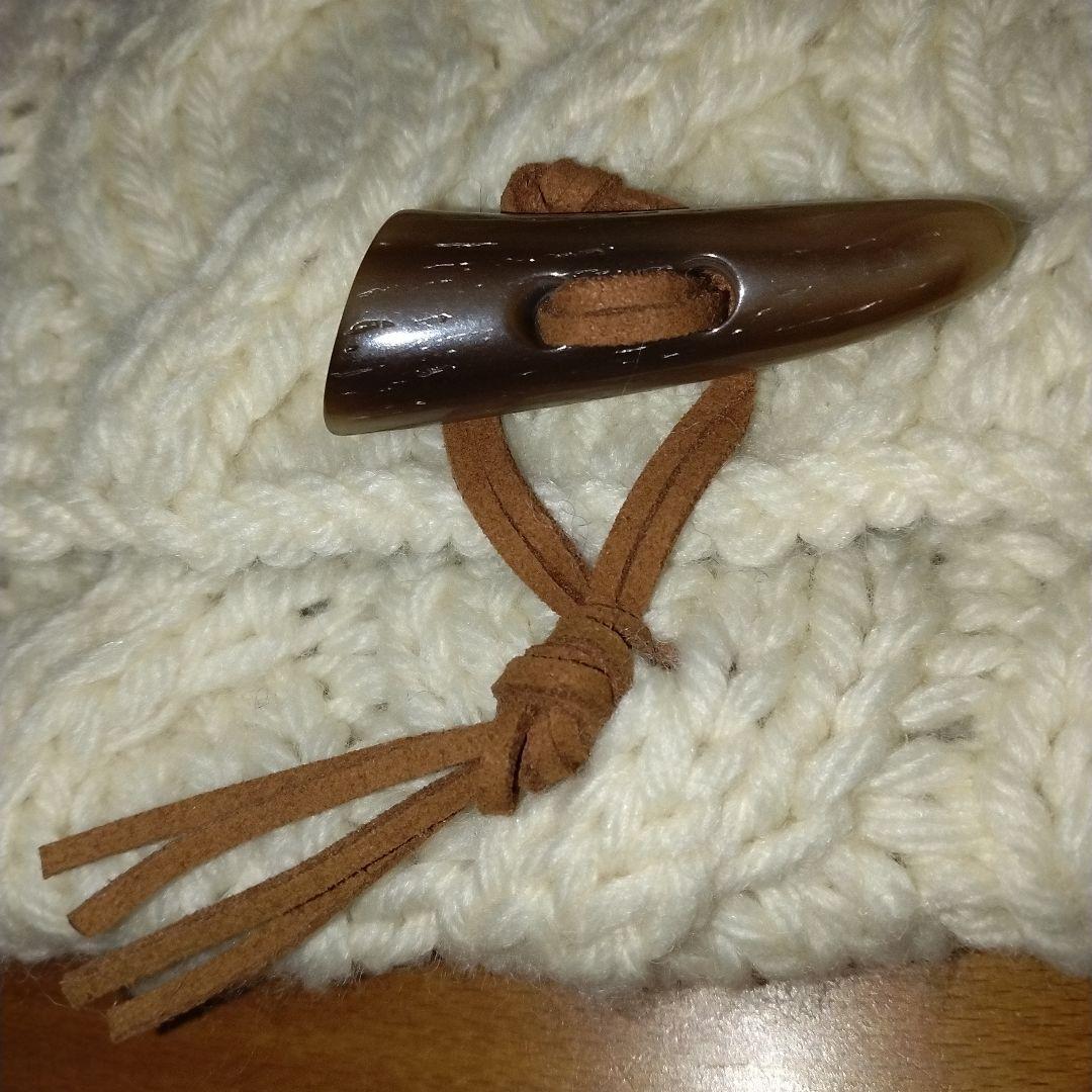 minne　Ito-Knitting　ニットクラッチバッグ　新品　オフホワイト