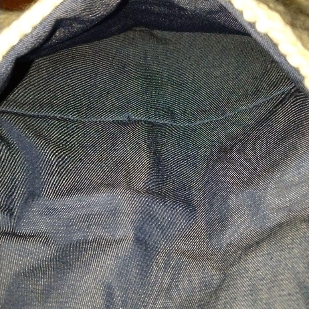 minne　Ito-Knitting　ニットクラッチバッグ　新品　オフホワイト