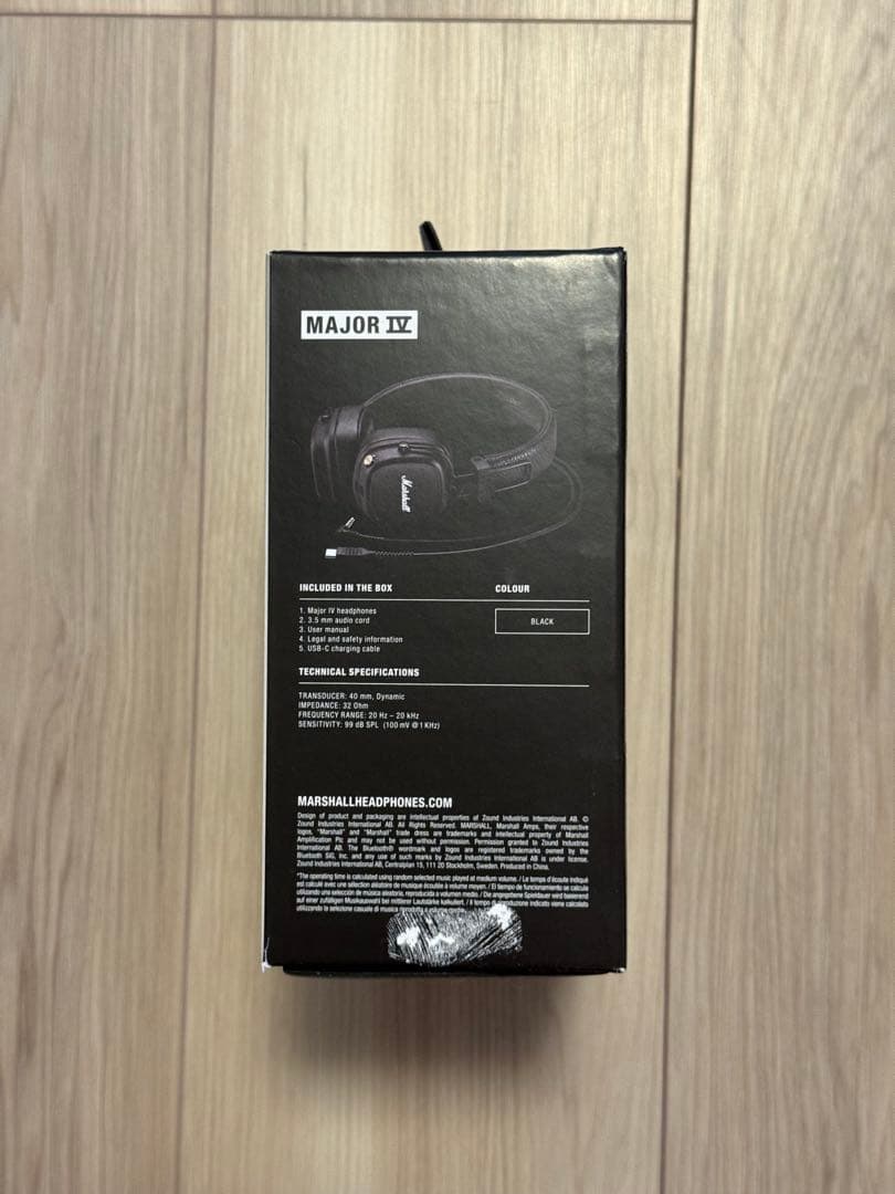 ヘッドホン Marshall Major IV