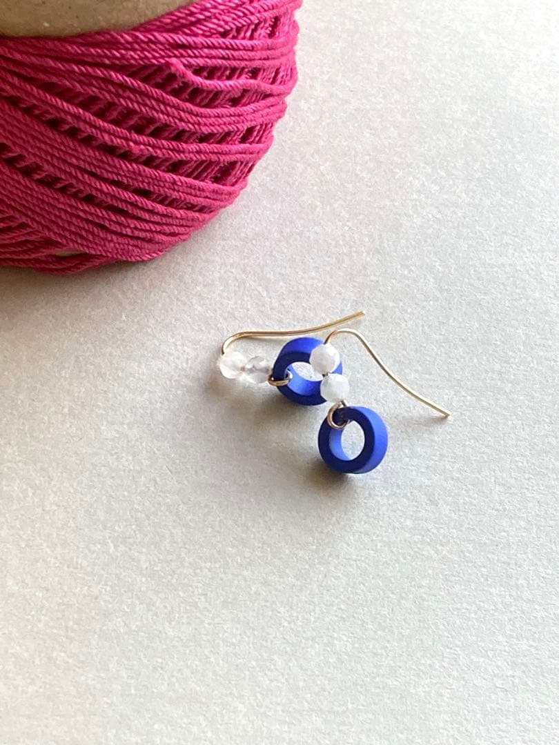 no.0502 レインボームーンストーンとコバルトのミニマム