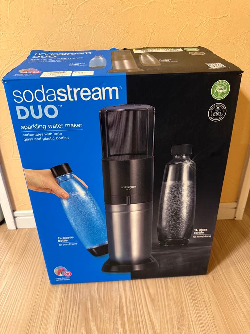 美品　sodastream ソーダストリーム DUO デュオ 炭酸水メーカー箱付
