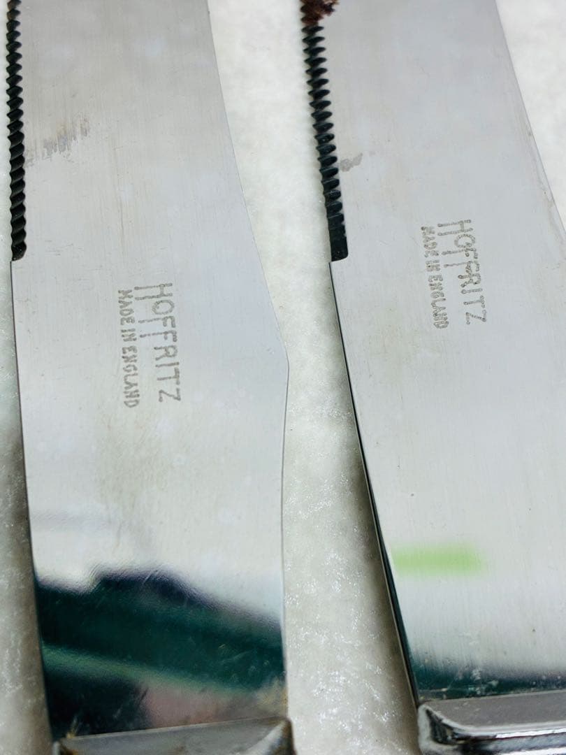 ビンテージ 英国 HOFFRITZ スタッグホーン ステーキナイフ 6本セット