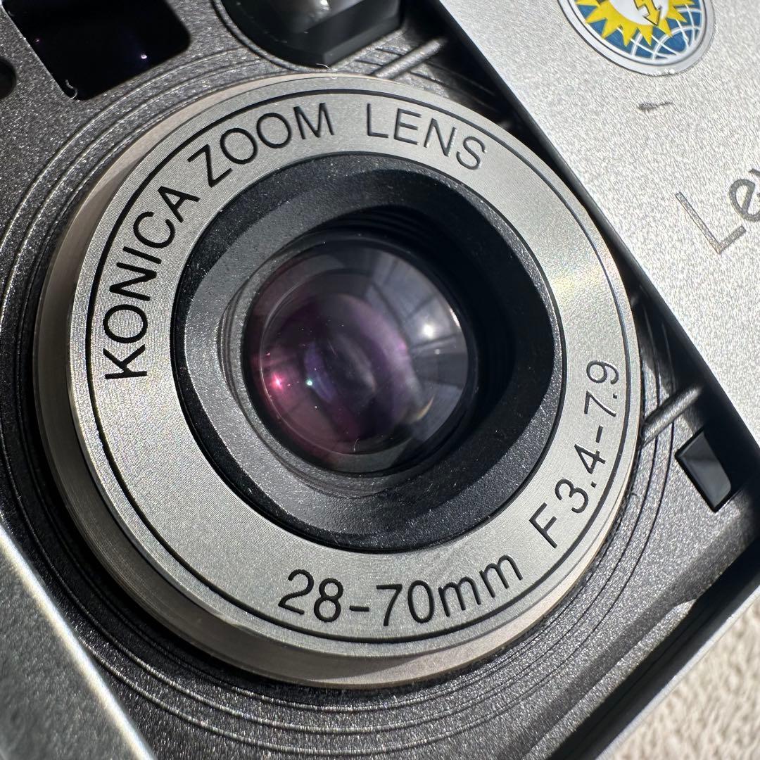 【撮影済み・美品】Konica Lexio 70 コンパクトフィルムカメラ