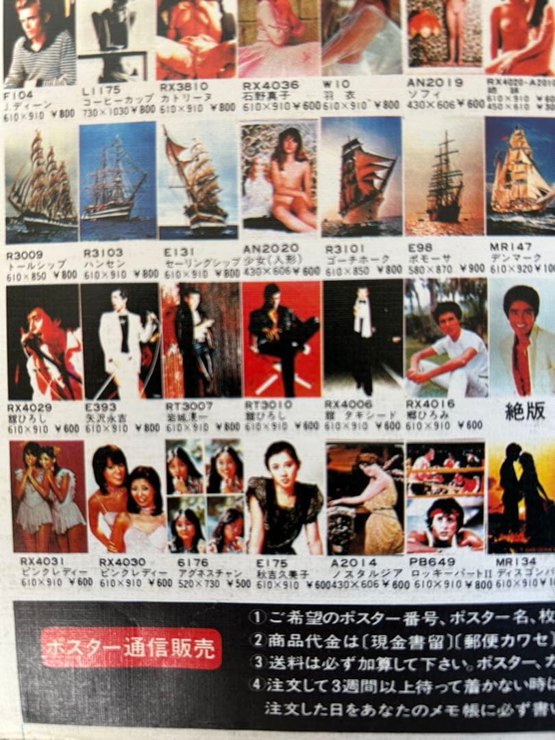 岩下レーシングカタログ（両面ポスター）１９８1年貴重な当時の絶版品　入手困難