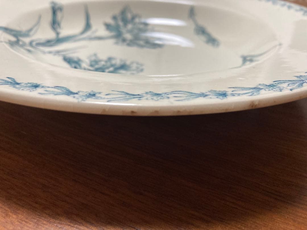 フランスアンティークK&GLuneville リュネヴィル スーププレート②