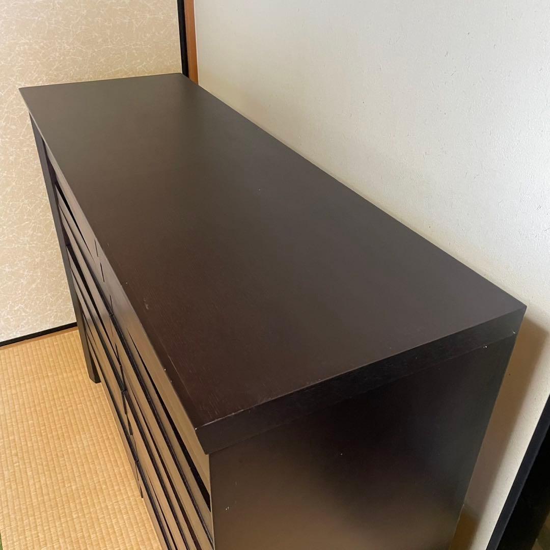 木製チェスト 洋服ダンス　8引き出し