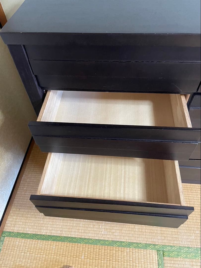 木製チェスト 洋服ダンス　8引き出し