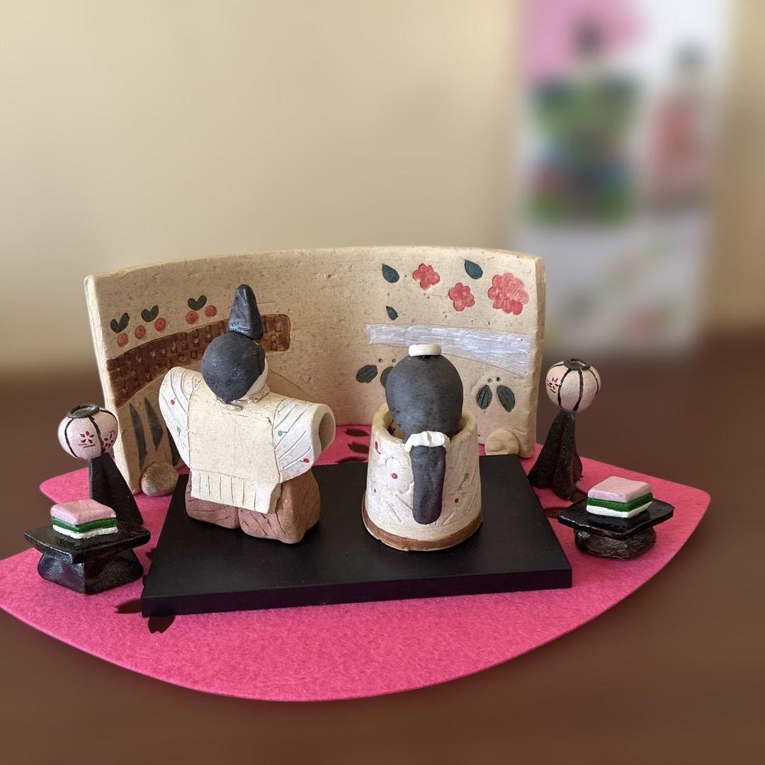 陶芸　雛人形セット