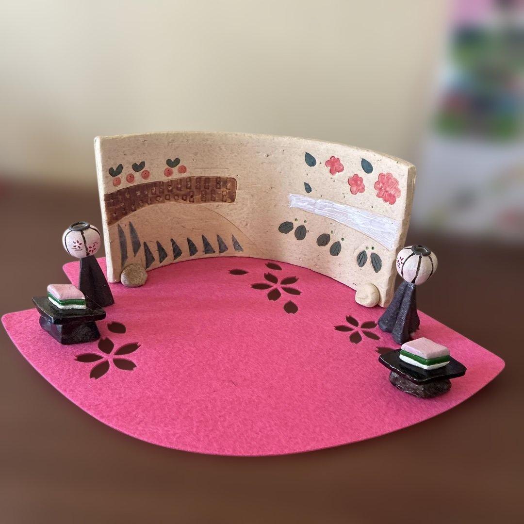 陶芸　雛人形セット