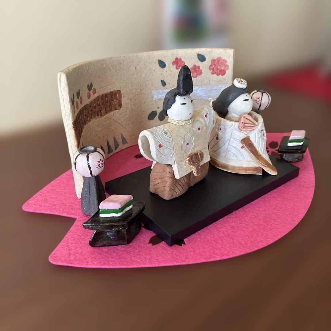 陶芸　雛人形セット