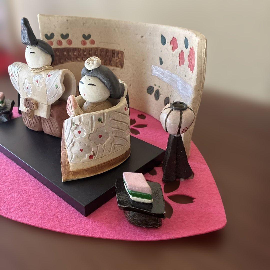 陶芸　雛人形セット