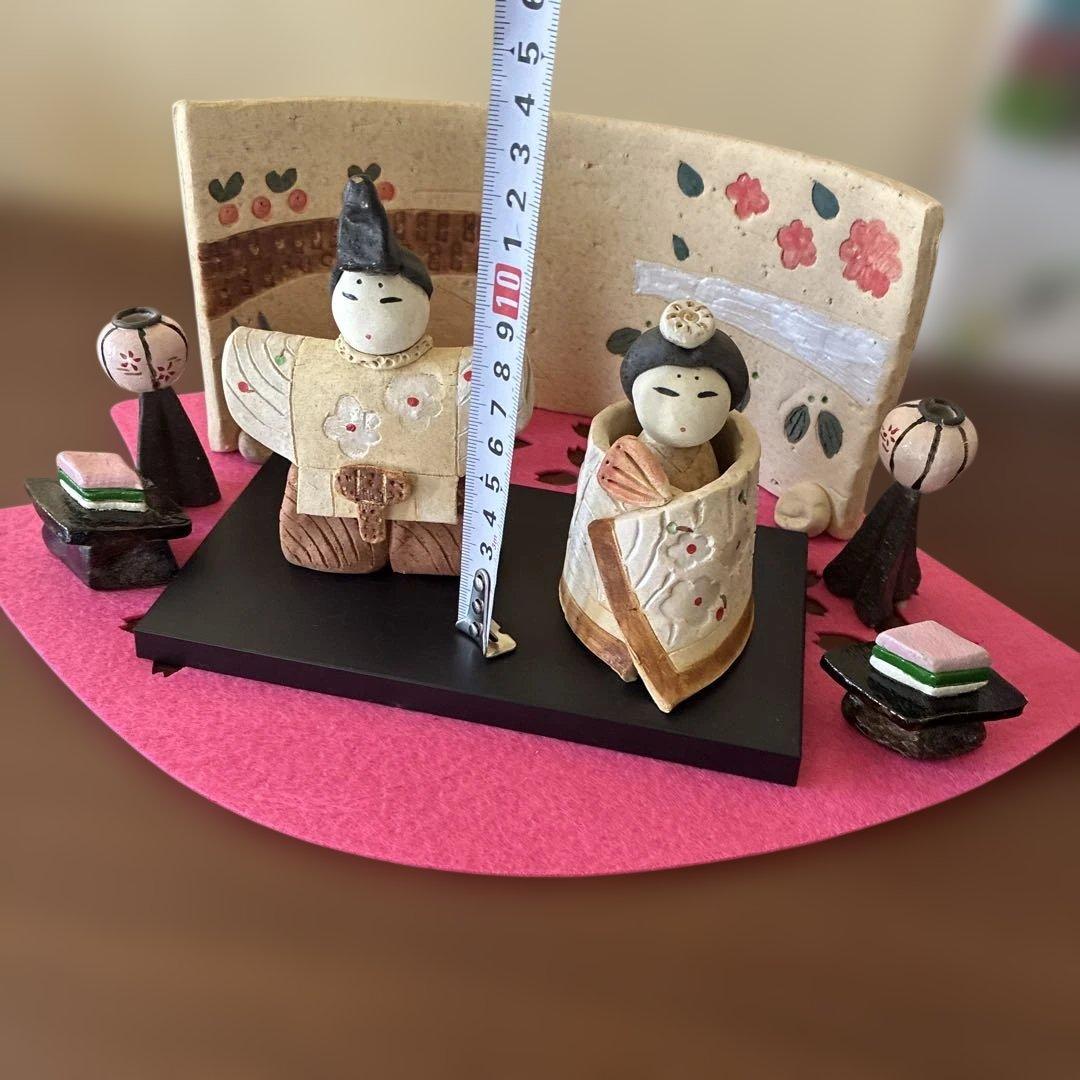 陶芸　雛人形セット