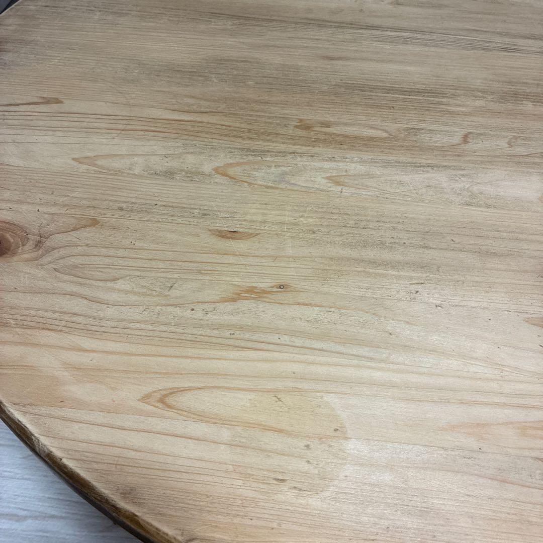 天然木　無垢　円卓　座卓