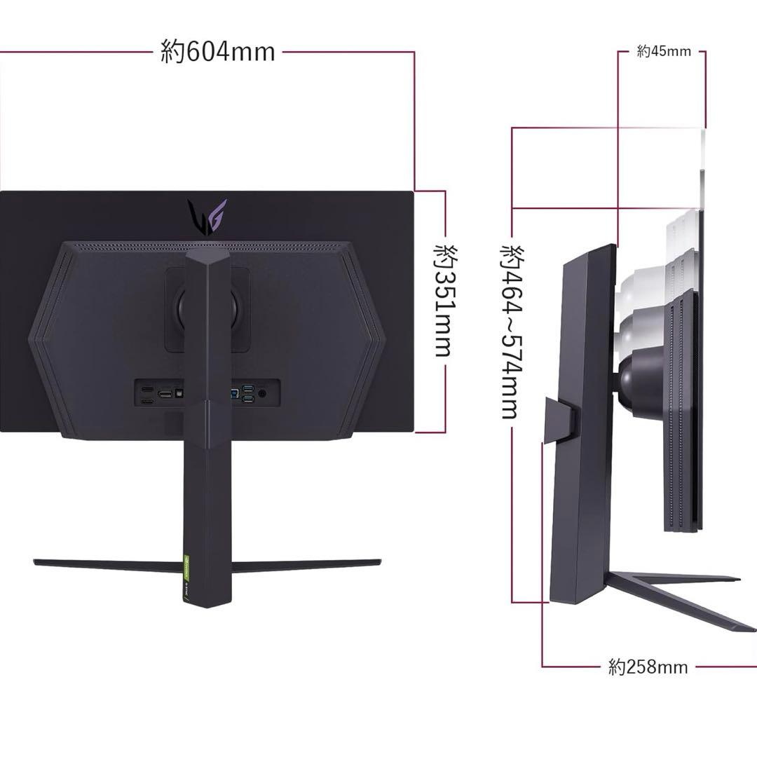 LG UltraGear 27GR95QE-B 有機EL WQHD 240Hz