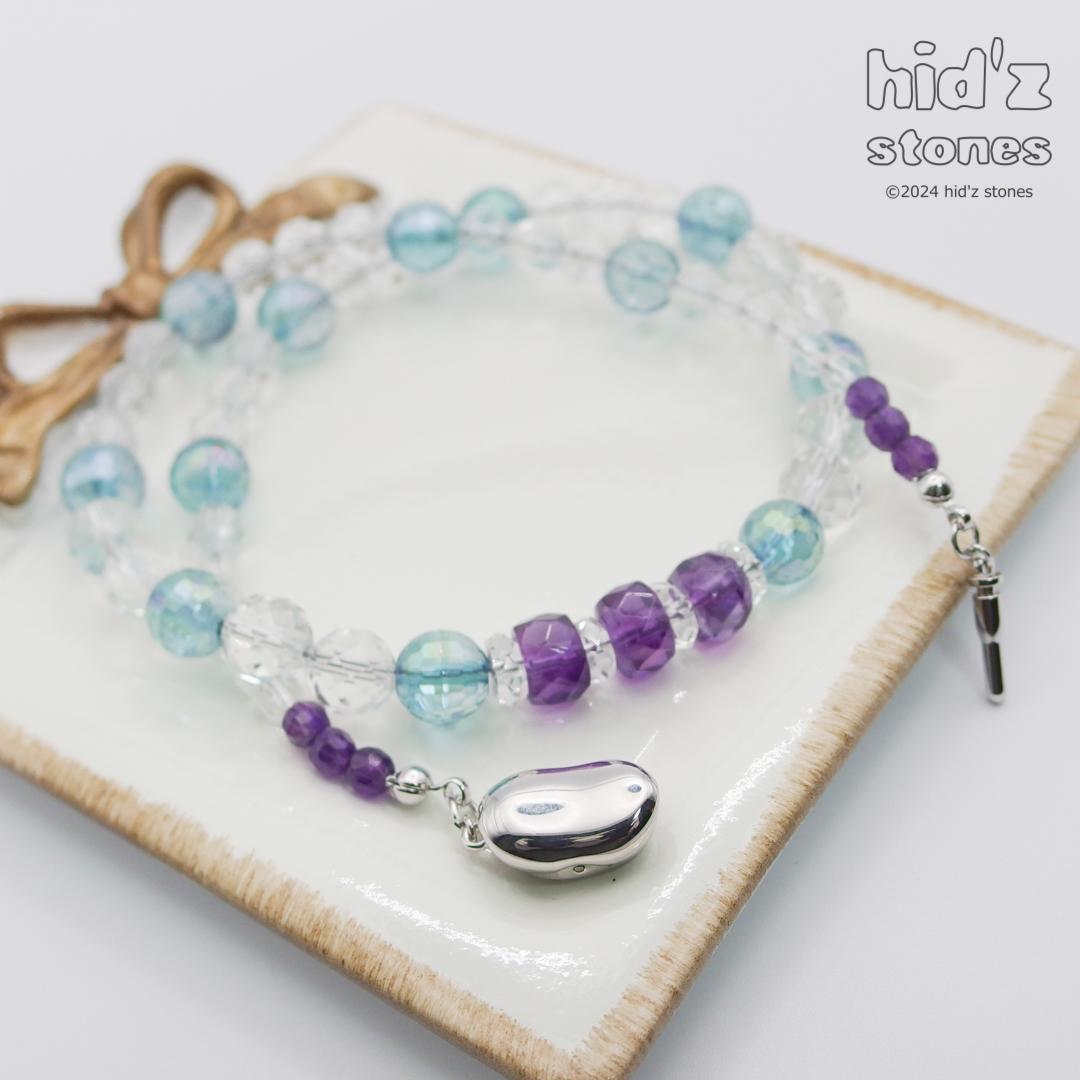 ◆一点もの天然石ネックレス:BeSC-003