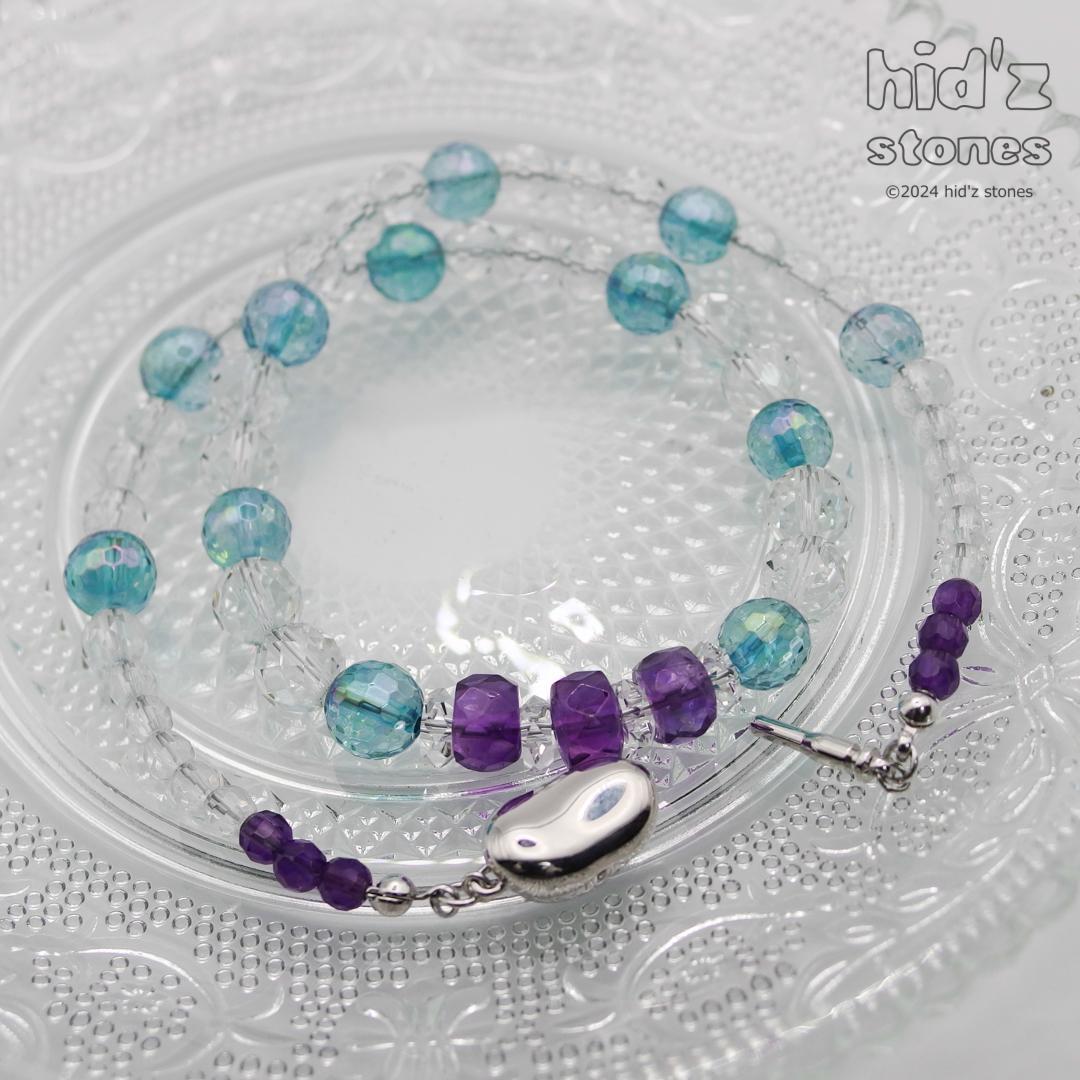 ◆一点もの天然石ネックレス:BeSC-003