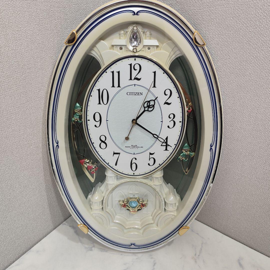 CITIZEN 掛時計 パルミューズクイーンダム 4MN485BZ 電波時計