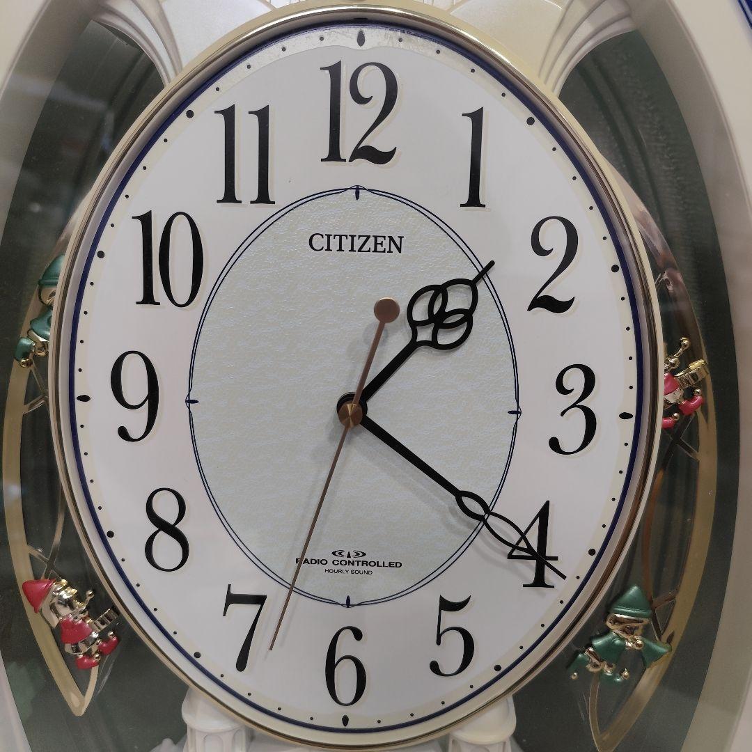 CITIZEN 掛時計 パルミューズクイーンダム 4MN485BZ 電波時計
