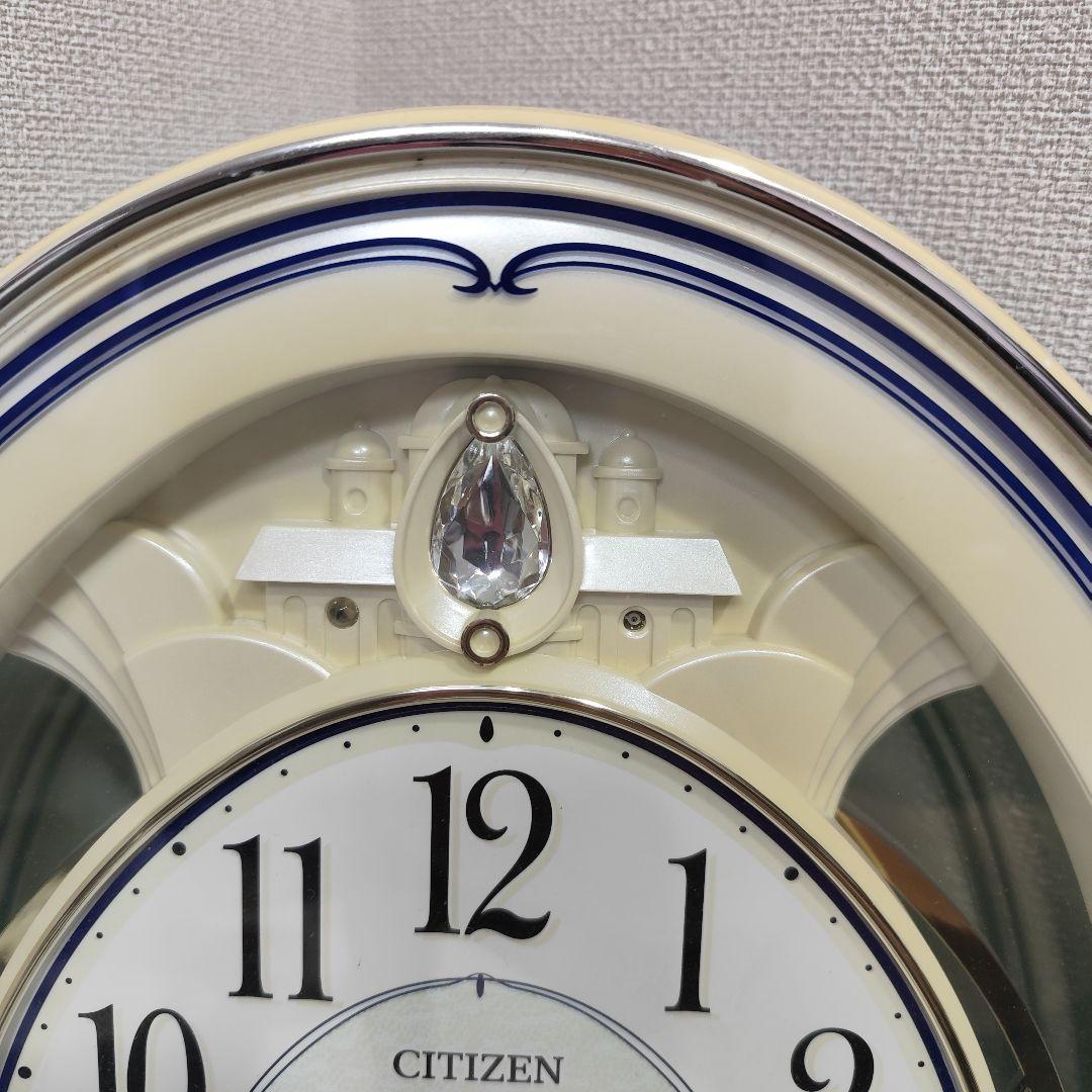CITIZEN 掛時計 パルミューズクイーンダム 4MN485BZ 電波時計