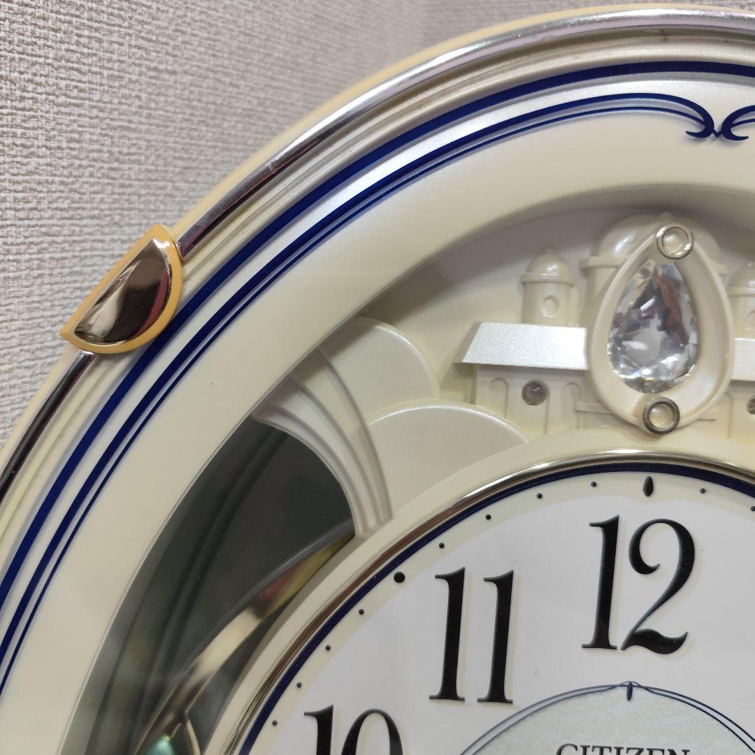 CITIZEN 掛時計 パルミューズクイーンダム 4MN485BZ 電波時計