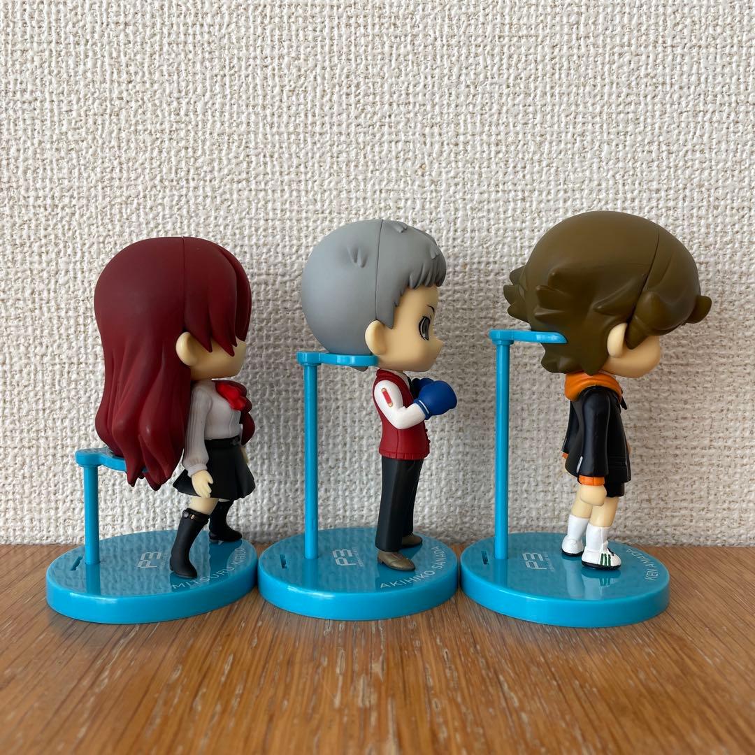 Happyくじ ペルソナ3 G賞 ちびフィギュア 美鶴 真田 天田 セット