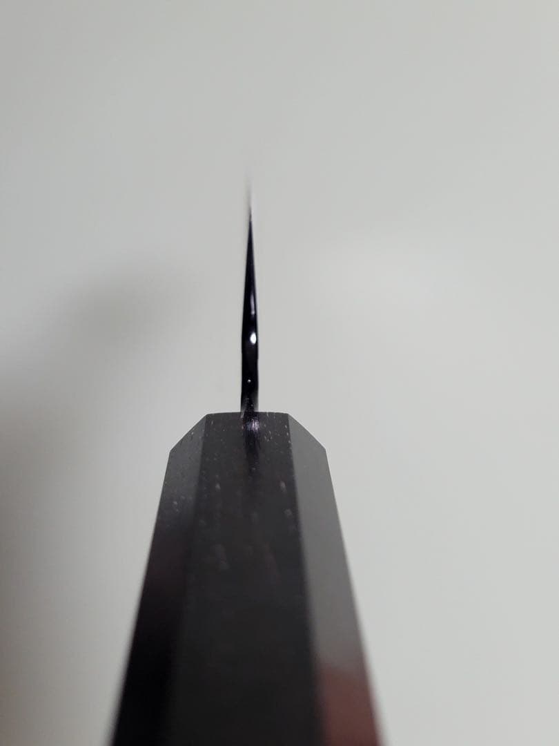 二唐刃物　黒打ち　sg2 先丸筋引き　255mm