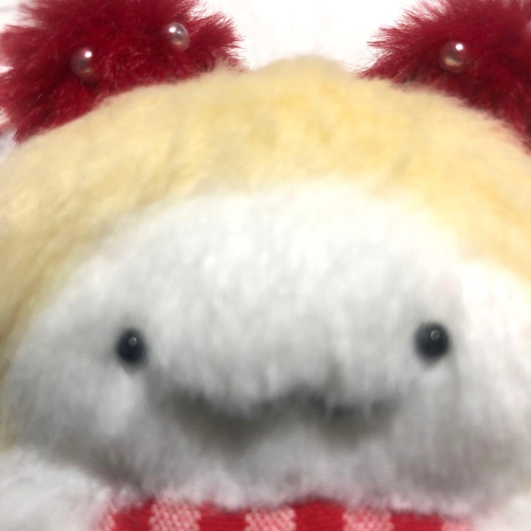 【ひびの】いちごクレープの妖精　ハンドメイド　ぬいぐるみ　自作