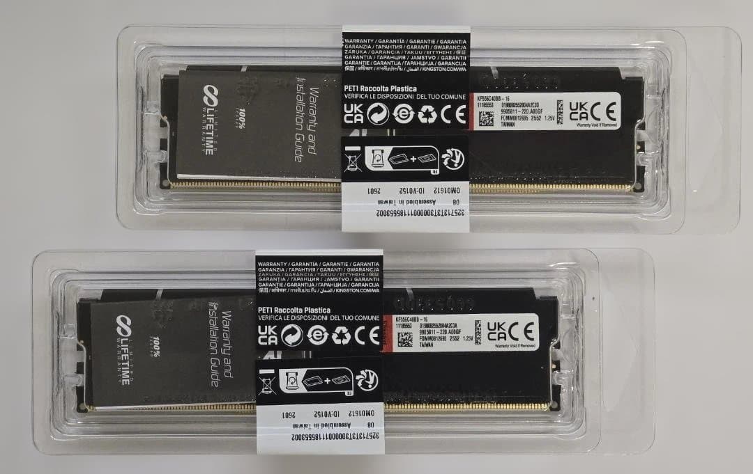 Kingston FURY Beast DDR5 メモリ 16GBx2