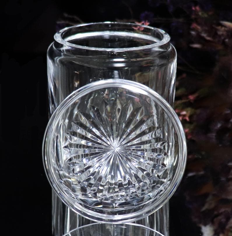 オールド・バカラ 珍品 カッシーノ 大型 蓋物 美品 カット装飾 ボンボニエール