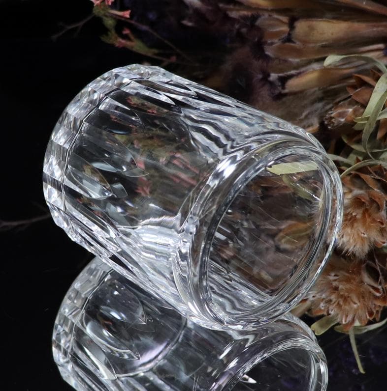 オールド・バカラ 珍品 カッシーノ 大型 蓋物 美品 カット装飾 ボンボニエール