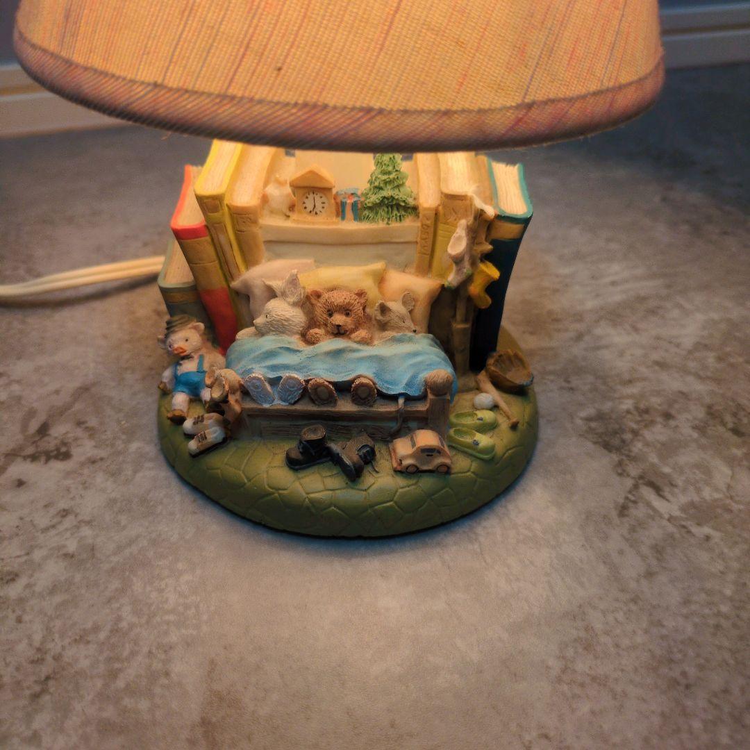 【激レア】アンティーク テディベア 卓上ランプ レトロ