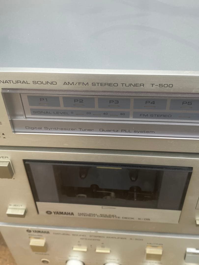 ラジオ・コンポ YAMAHA T-500 AM/FM K-05 A-500