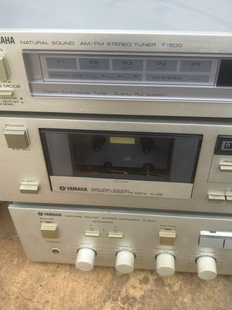 ラジオ・コンポ YAMAHA T-500 AM/FM K-05 A-500