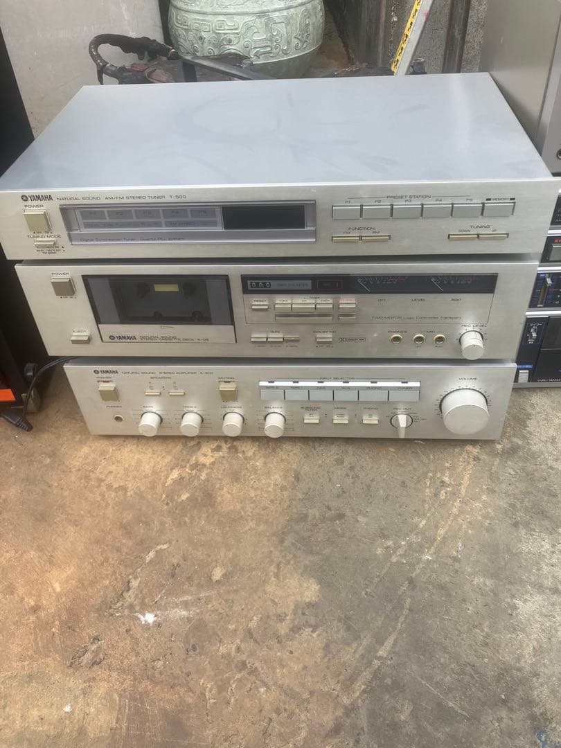 ラジオ・コンポ YAMAHA T-500 AM/FM K-05 A-500