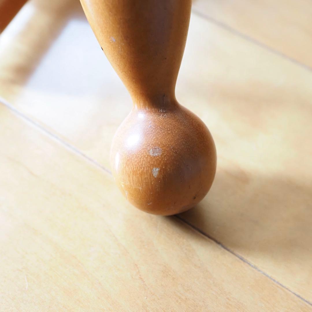 東京手織機 紡ぎ車2 ｜さくら材 オイル仕上げ｜高級紡毛機