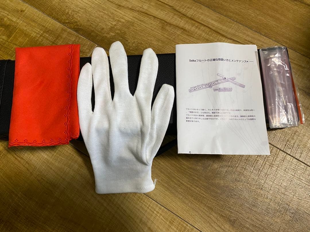 Seikaフルート 銀メッキ 16キー ケース付き