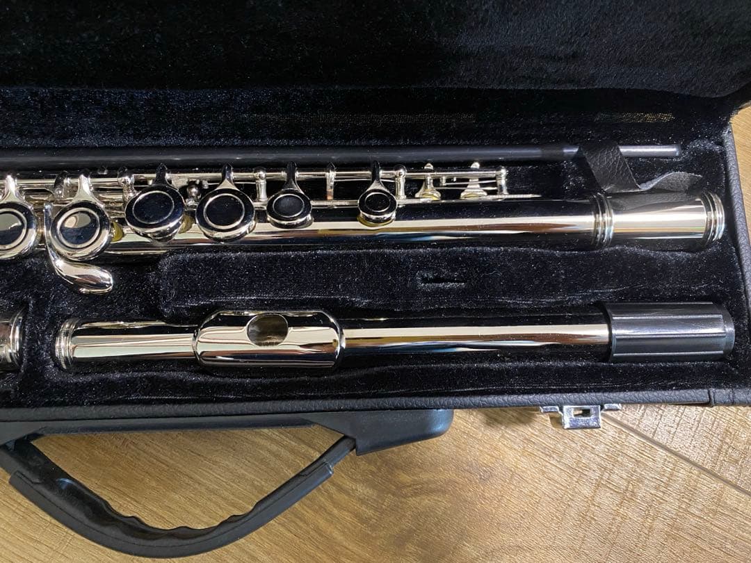 Seikaフルート 銀メッキ 16キー ケース付き