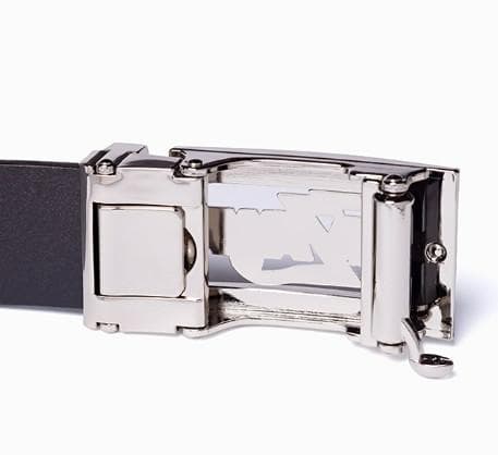 矢沢永吉 スライドレザーベルト（ロゴ）ブラック