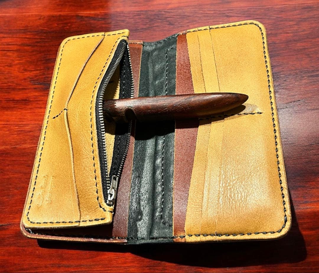 Gravy Leather ライダース ウォレット ボロサス クロコダイル 本革