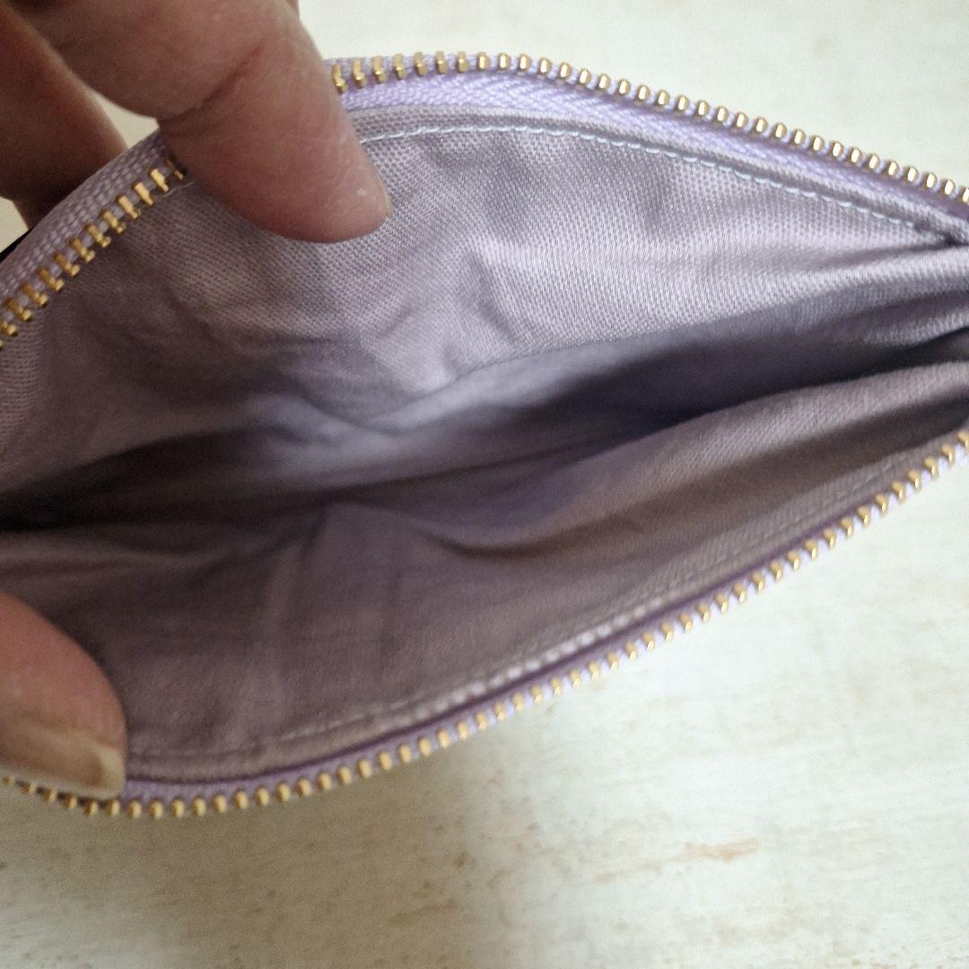 幻想的なパネル生地　ハンドメイド　まちなしバッグ　ポーチ