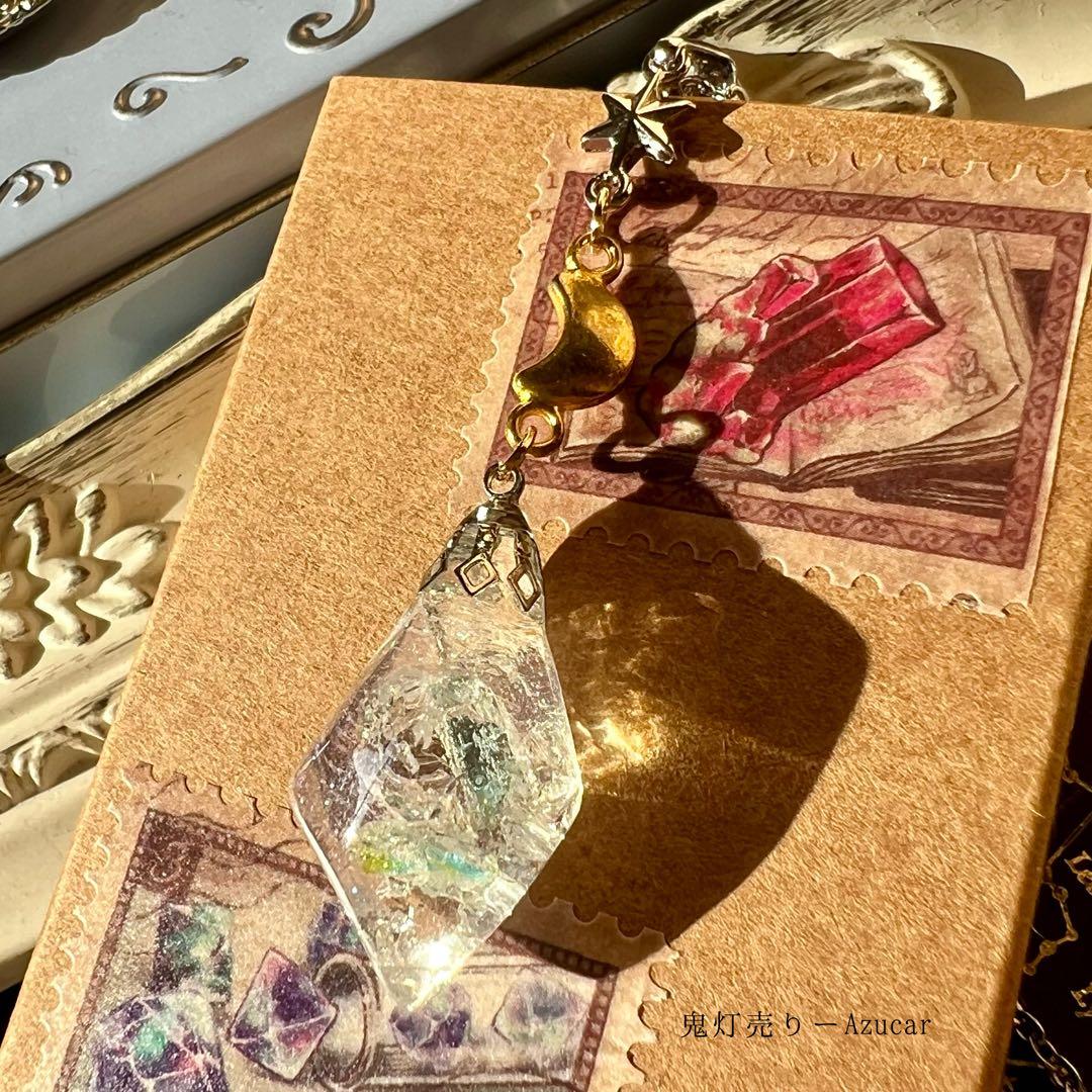 月光鉱《ムーンストーン風》標本鉱物ネックレス