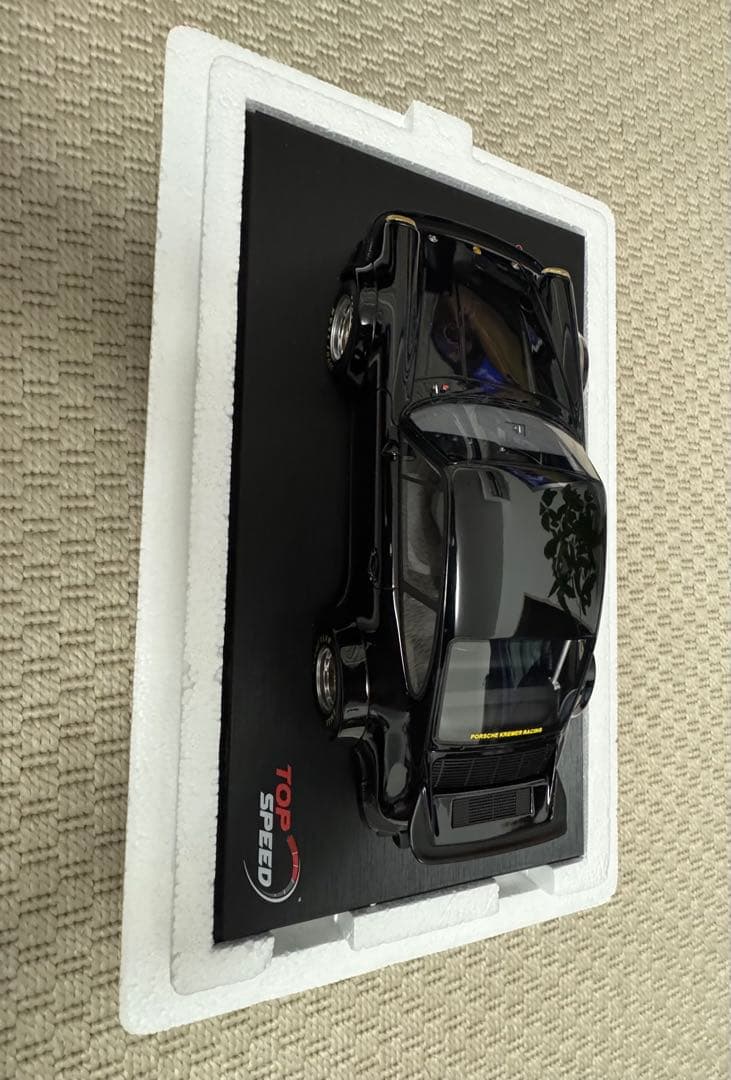 TOP SPEED ポルシェ 黒 1/18スケール