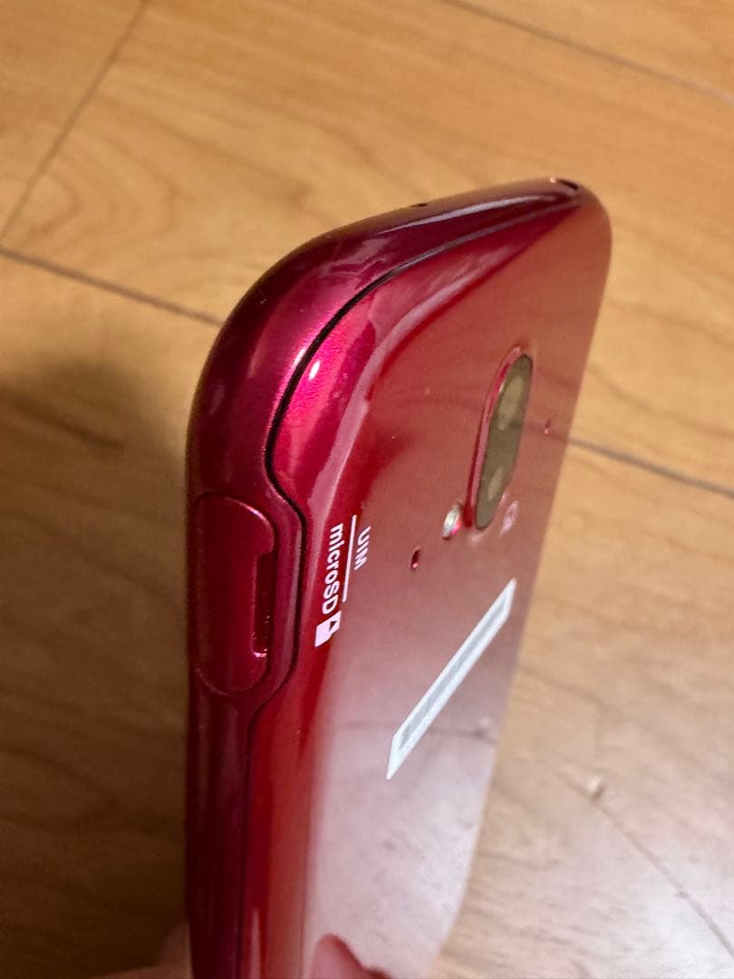 docomo F-52B レッド スマートフォン 本体