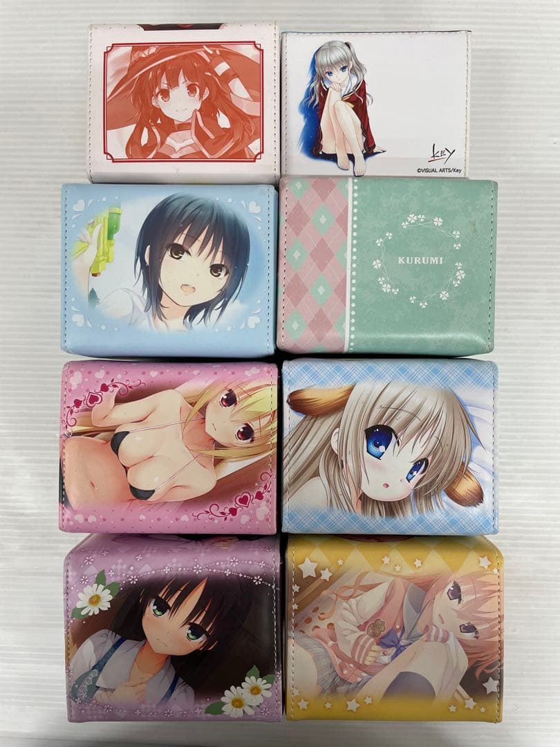 kncard75-2986 合皮製デッキケース　サプライ　まとめ売り　現状品